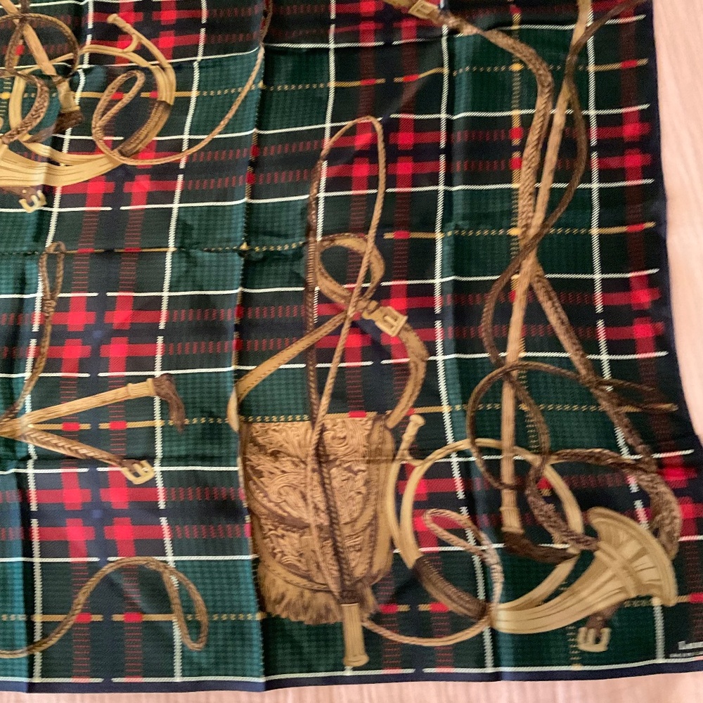 Lauren by Ralph Lauren plaid Silk scarf
